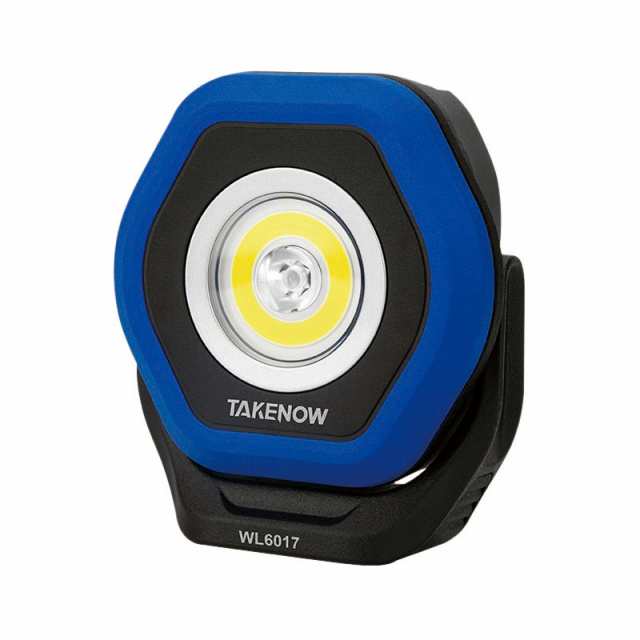 TAKENOW テイクナウ 450ルーメン 3.7V 充電式LEDワークライト 180°調整ハンドル 底面マグネット付 WL6017(代引不可)【送料無料】