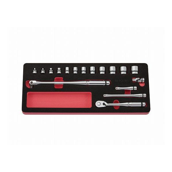 KTC 京都機械工具 ネプロス 9.5sq ソケットレンチセット[17点組] NTB317XC(代引不可)【送料無料】