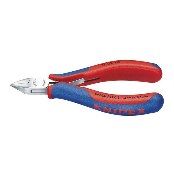 KNIPEX(クニペックス) 7732-115 エレクトロニクスニッパー (SB)【送料無料】(代引不可)