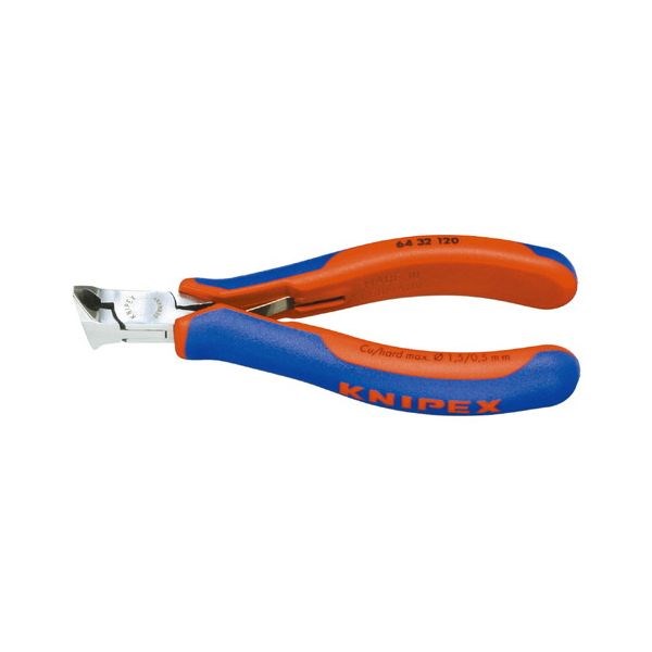 KNIPEX(クニペックス) 6432-120 エレクトロニクスエンドカッティングニッパー【送料無料】(代引不可)