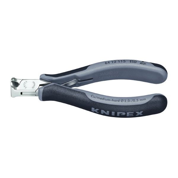 KNIPEX(クニペックス) 6412-115ESD エレクトロニクスエンドカッティングニッパー【送料無料】(代引不可)