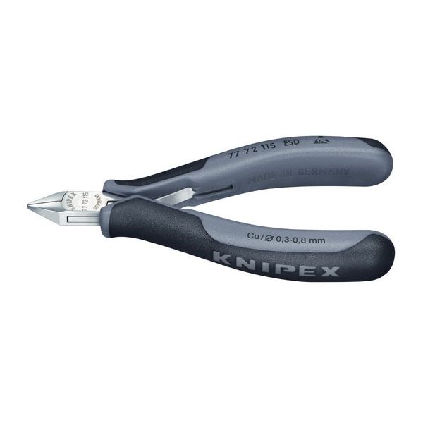 KNIPEX(クニペックス) 7772-115ESD エレクトロニクスニッパー【送料無料】(代引不可)