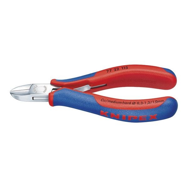 KNIPEX(クニペックス) 7722-115 エレクトロニクスニッパー (SB)【送料無料】(代引不可)