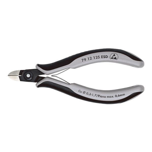 KNIPEX(クニペックス) 7912-125ESD エレクトロニクスニッパー【送料無料】(代引不可)