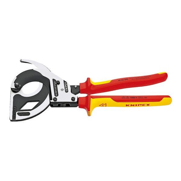 KNIPEX(クニペックス) 9536-320 絶縁ラチェットケーブルカッター【送料無料】(代引不可)