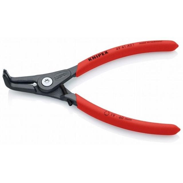 KNIPEX(クニペックス) 4941-A21 軸用精密スナップリングプライヤー 曲(ストッハ(代引不可)【送料無料】
