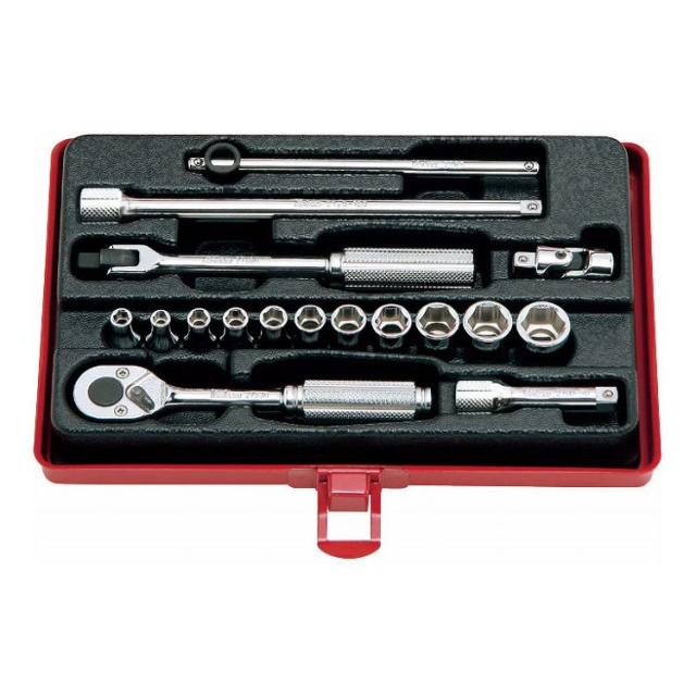 KOKEN コーケン 2261M 1/4"ソケットセット 17ガ組(代引不可)【送料無料】