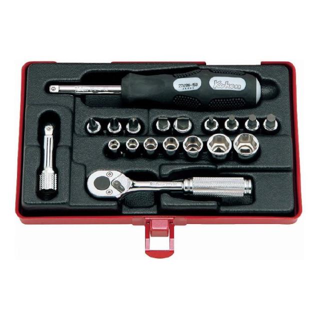 KOKEN コーケン 2275 1/4"ソケットセット 19ガ組(代引不可)【送料無料】