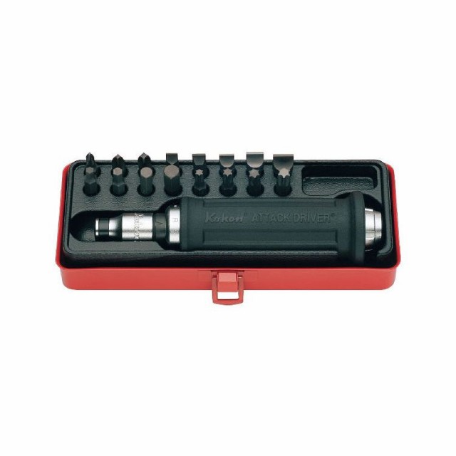 KOKEN コーケン AG112H 1/2"アタックドライバーセット 18ヶ組(代引不可)【送料無料】の通販は