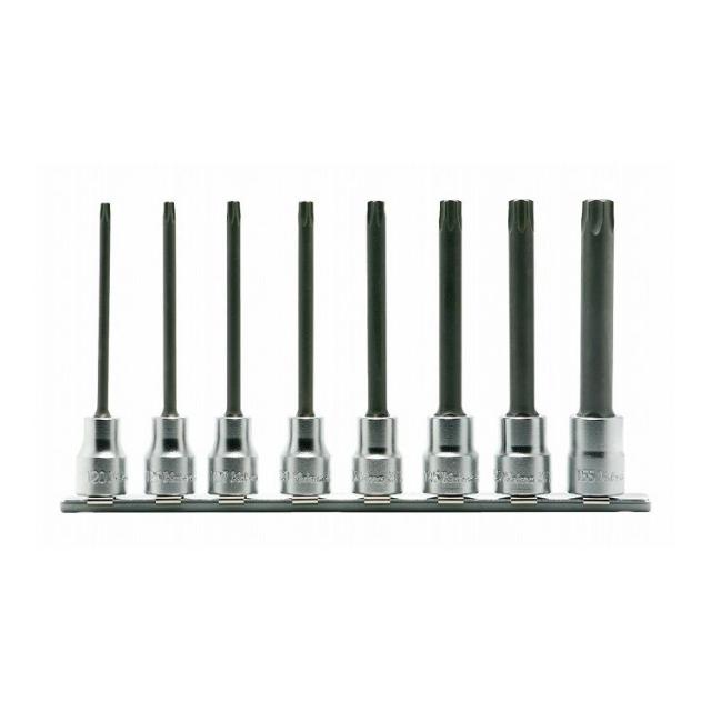 KOKEN コーケン RS3025/8-L100R 3/8"トルクスビットソケット(丸軸)セット(代引不可)【送料無料】 7,848円
