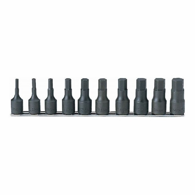 KOKEN コーケン RS4012M/10-L60 1/2"ヘックスビットソケット 10ヶ組(代引不可)【送料無料】の通販は