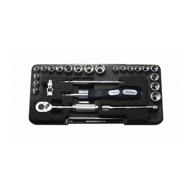 KOKEN コーケン P2201AM 1/4"ソケットセット 25ガ組(代引不可)【送料無料】