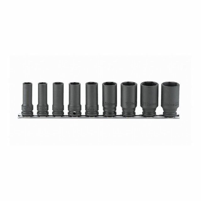 KOKEN コーケン RS13301X/9 3/8"インパクト6角セミディープソケットセット(代引不可)【送料無料】