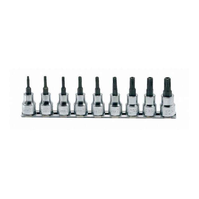 KOKEN コーケン RS3025/9-IPR 3/8"イジリ止トルクスビットソケットセット(代引不可)【送料無料】