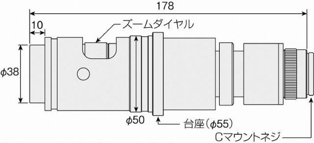 HOZAN ホーザン ズームレンズ 光学倍率:0.84~6X 作動距離:105mm L-817(代引不可)【送料無料】_1