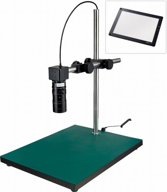 HOZAN ホーザン マイクロスコープPC用 倍率:0.9~100X 作動距離:350mm×150mm L-KIT711(代引不可)【送料無料】 顕微鏡本体