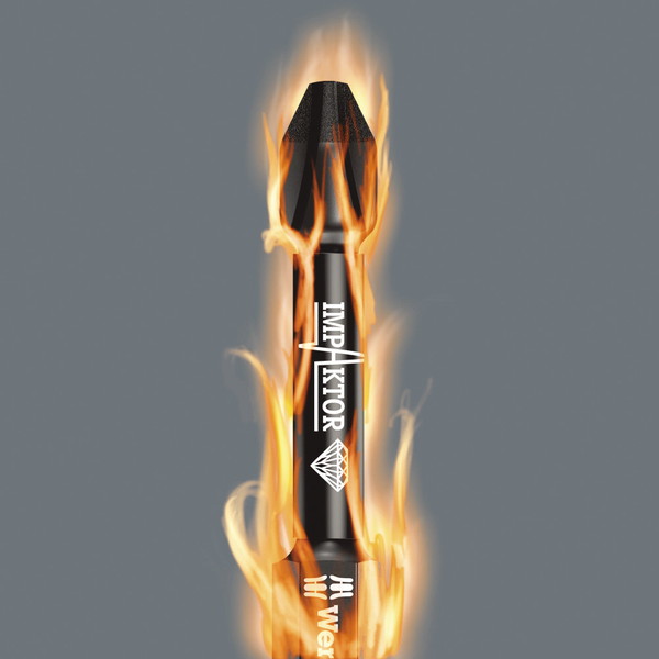 WERA ベラ Hex-Plus ヘックスプラス ダイヤモンドコーティングドライバービット 10個入り 刃先サイズ5 全長25mm 057605(代引不可)【送料無料】