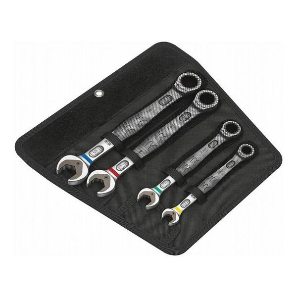 WERA ベラ ラチェット式 コンビネーションレンチセット 4本組 073290(代引不可)【送料無料】