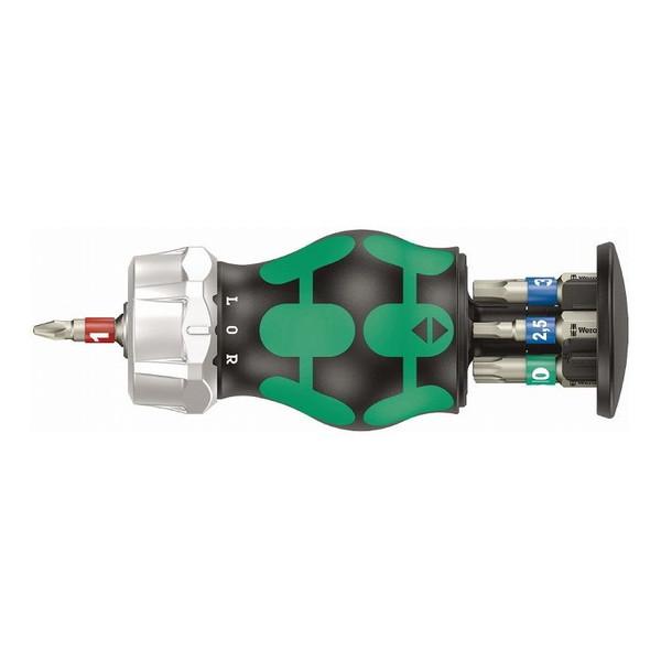 WERA ベラ ラチェット機能付き HEX TORX スタビードライバー ステンレス製ビット7本付き 004185(代引不可)【送料無料】