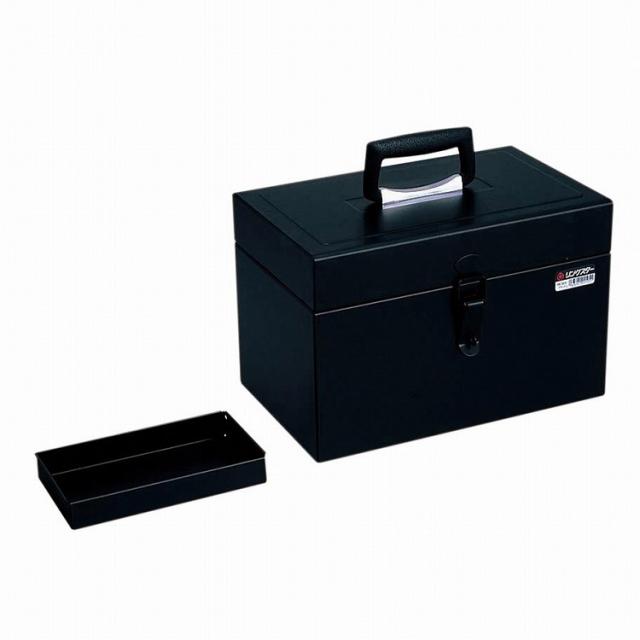 リングスター RSディープボックス 中皿付き 施錠可能ボックス 200x325x215 黒色 RS-325(代引不可)【送料無料】の通販は 5,890円