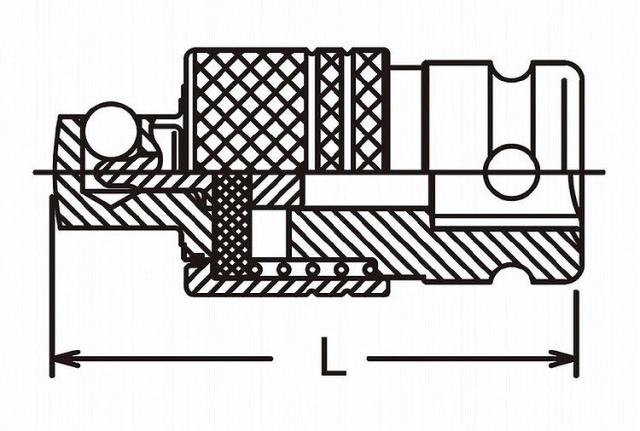 KOKEN コーケン 3/4"インパクトロッキングアダプター 16666AL(代引不可)【送料無料】_1