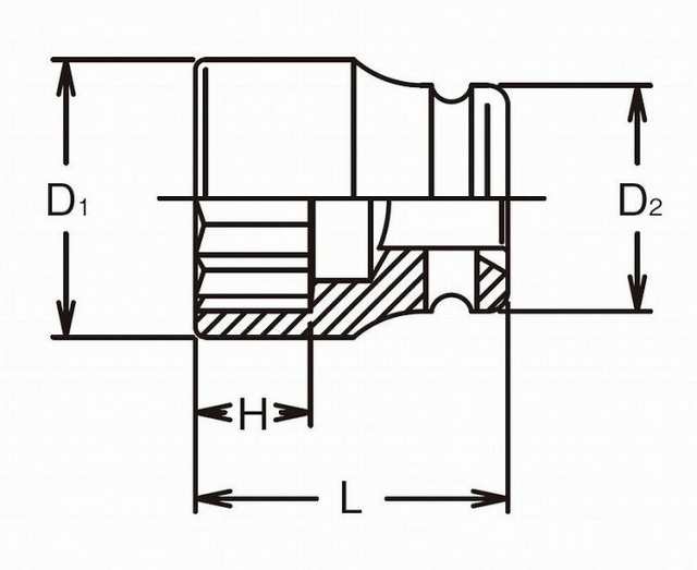 KOKEN コーケン 1"インパクト12角ソケット1.7/16" 18405A-1.7/16(代引不可)【送料無料】の通販は