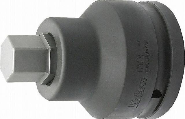 KOKEN コーケン 1.1/2"インパクトヘックスビットソケット27mm 17108.32-27(代引不可)【送料無料】_1