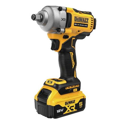 DEWALT デウォルト 18Vコードレスシリーズ XR Li-lon ブラシレス インパクトレンチ 5.0Ahバッテリー×2個 充電器 TSTAKキットボックス付 DCF891P2T-JP(代引不可)【送料無料】