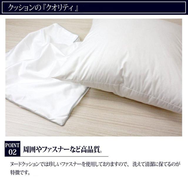 機能クッションブランドandmore】ダウンクッション 60×60cm 中身