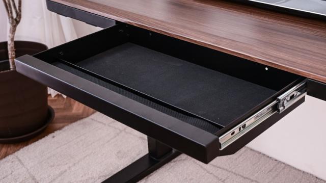 電動昇降デスク 幅114cm 引き出し1杯 USB3口付き ワイヤレスチャージャー 高さ3段階調整 高さ3段階調整可能 障害物感知機能 テレワーク 勉強机 学習机(代引不可)【送料無料】_9
