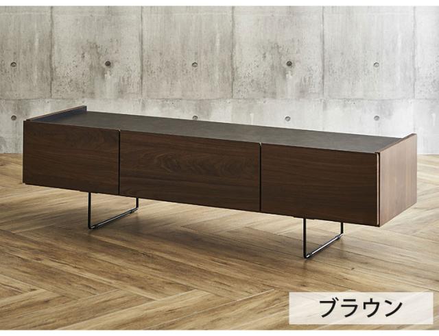 テレビ台 150 脚付き セラミック調天板 木目 完成品 おしゃれ 幅150 日本製 テレビボード ローボード TV台 TVボード(代引不可)【送料無料】_2