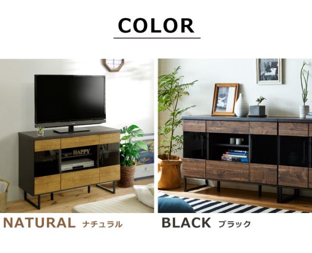 テレビ台 ミドルボード 幅109.5 奥行き44.5 高さ77 日本製 大川家具 完成品 キャビネット 42インチ 32インチ 52インチ(代引不可)【送料無_3