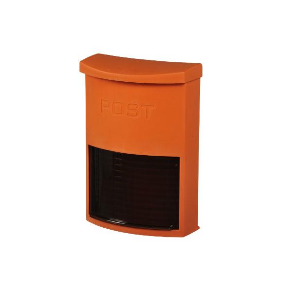 かるプラポスト KP-260 OR オレンジ ケイジーワイ工業 郵便ポスト 郵便受け ステンレス製 扉スライド式 スリムタイプ(代引不可)【送料無料】の通販は 5,132円