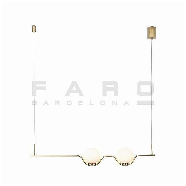 ゴーリキアイランド LE VITA Gold pendant lamp FARO INDOOR ライト FA29691(代引不可)【送料無料】