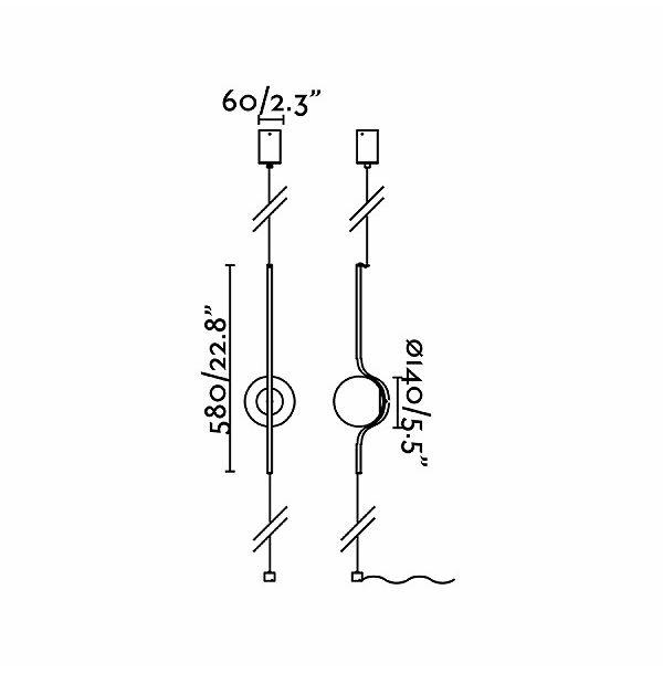 ゴーリキアイランド LE VITA LED Black pendant/floor lamp FARO INDOOR ライト FA29699(代引不可)【送料無料】_1