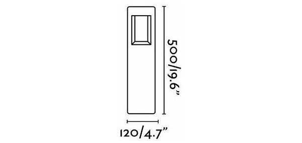 ゴーリキアイランド NAYA LED Dark grey beacon lamp h50cm FARO OUTDOOR ライト FA71199(代引不可)【送料無料】_1