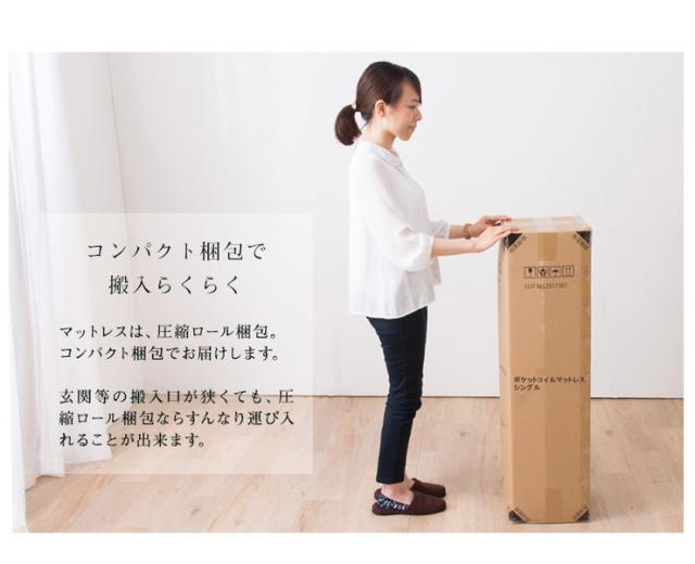 棚・コンセント・照明付きフロアベッド シングル タクナ シュプリームポケットコイルマットレス付き 照明付き すのこ板目仕様(代引不可)