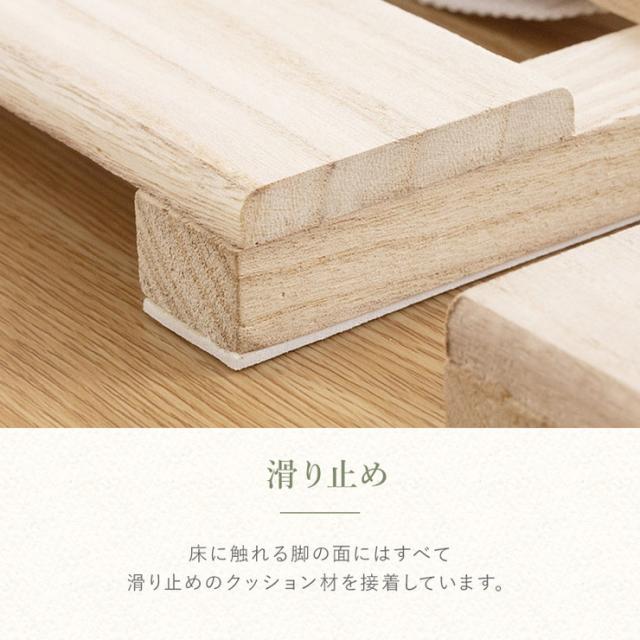 四つ折り 桐すのこ ダブル アンバー 布団が干せる 折りたたみ式 桐製 すのこ 四つ折り 湿気対策 低ホルムアルデヒド(代引不可)【送料無料_13