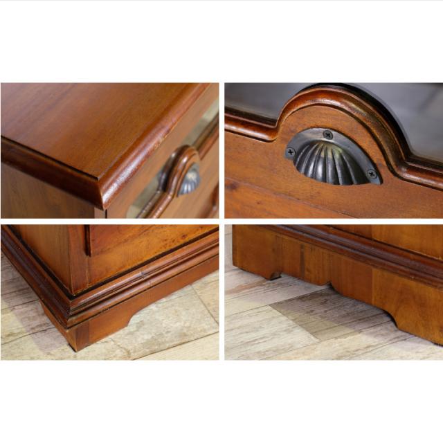 【送料込み】マホガニーのアンティーク調チェスト 手彫り仕上げ】天然木マホガニーのアンティーク調チェスト 通販