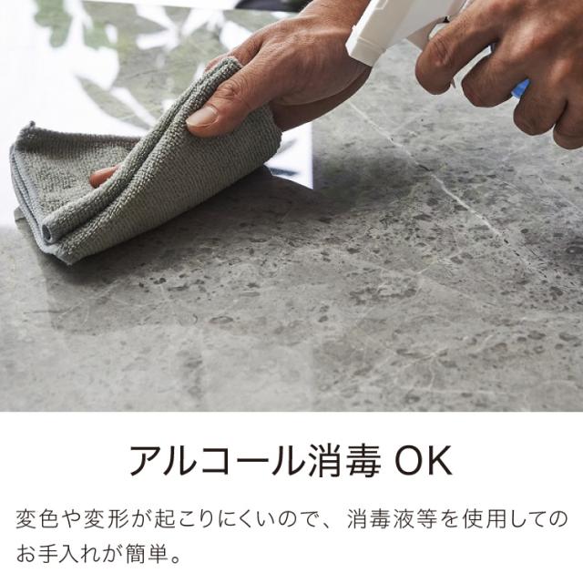 セラミック ダイニングテーブル 単品 幅150 4人掛け 大理石調 リビング テーブル ダイニング 耐水 耐熱 白 鏡面 傷がつきにくい おしゃれ 北欧 モダン(代引不可)【送料無料】_8