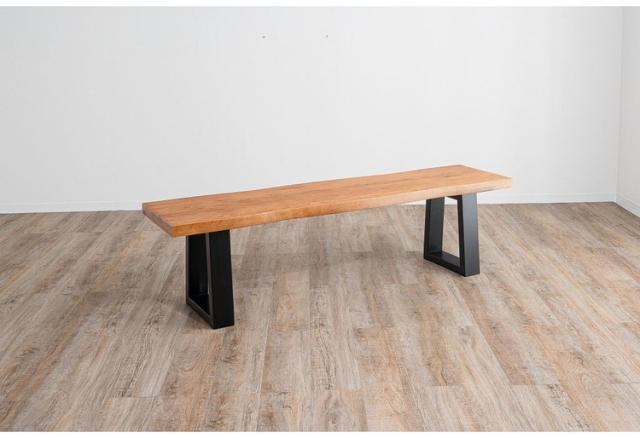 ダイニングセット 4点セットB T字脚テーブル ベンチ チェア2脚 木製