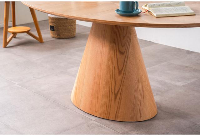 円形木製テーブルとアームチェアセット ダイニングセット チェア4脚 スタイリッシュ 5点セット テーブル 幅
