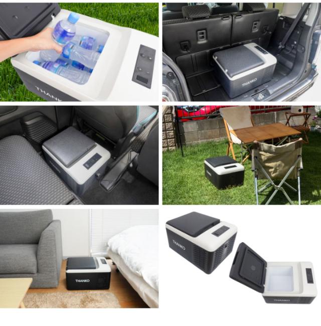 冷凍庫 小型 家庭用 サンコー どこでもミニ冷凍庫9L -20℃ 冷凍庫 上開き 車用 シガーソケット コンセント 対応 アウトドア 自動車 車内 屋外 コンパクト 小型冷凍庫 キャンプ サンコー GBGFZ9HGY【送料無料】