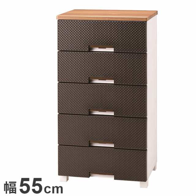 天馬 フィッツプラス メッシュ FM5505 ブラウン Fits 衣類収納 収納ケース チェスト クローゼット収納 押し入れ収納 押入れ収納 tenma 幅55cm 奥行41cm 高さ105cm(代引不可)【送料無料】の通販は