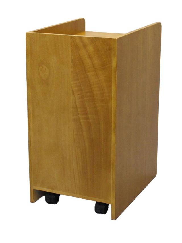 天然木桐材の軽量トレイワゴン 幅30×3段 完成品 隠しキャスター 収納ワゴン トレー 棚 収納 ラック チェスト ワゴン サイドテーブル リビング 寝室 玄関 棚板 可動式 高さ調節可能 トレイ 持ち運び(代引不可)【送料無料】_9