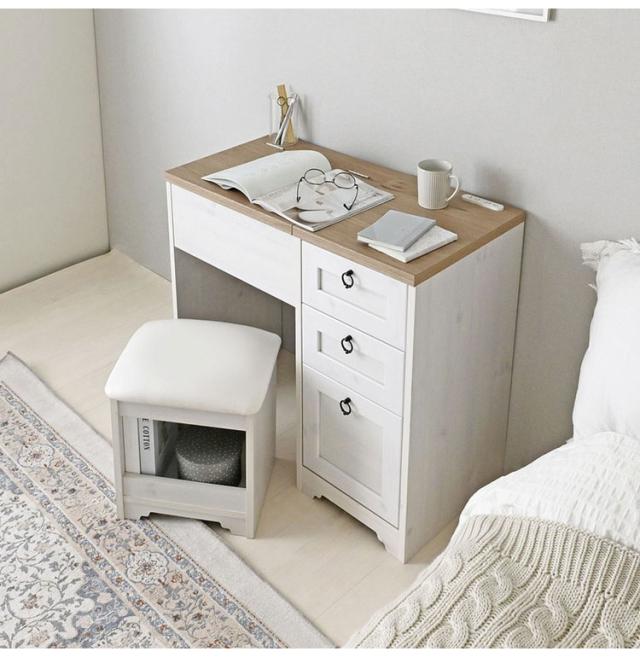 グレー 木製　ドレッサー ミラー付き 家具350 一人暮らし　ニトリ風 グレー 木製 ドレッサー ミラー付き 家具350 一人暮らし ニトリ風