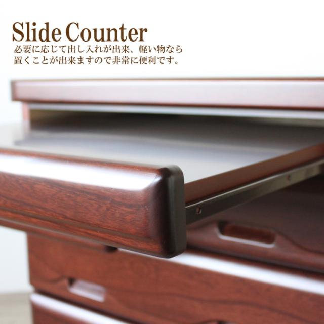タンス 仏壇 幅60cm 3段 国産 完成品 チェスト 収納 ラック 木製 桐 60-3LC翔天(代引不可)【送料無料】