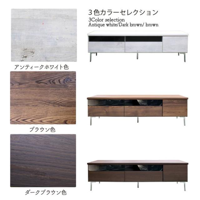 テレビ台 テレビボード 幅160 国産 完成品 木製 ローボード リビング収納 アイアン 日本製 スリムタイプ(代引不可)【送料無料】_5