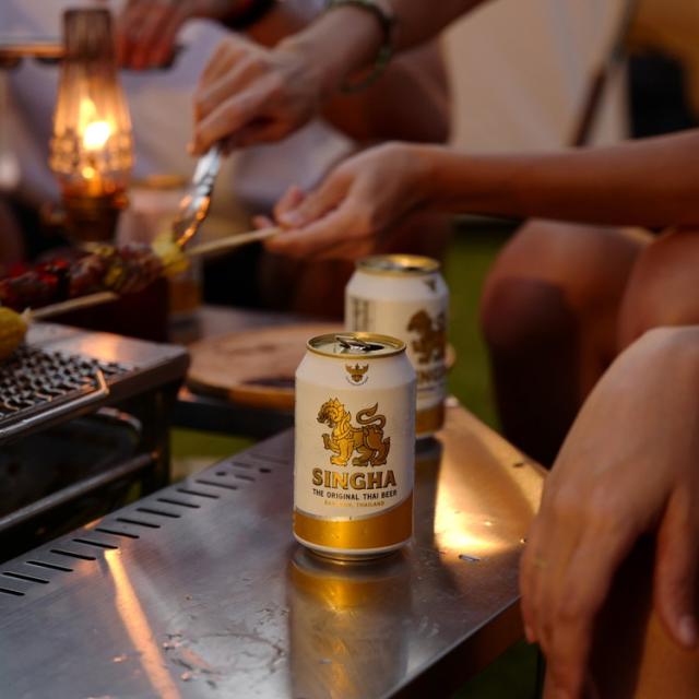 シンハー 缶 330ml 2本セット ラッピング付 SINGHA ビール 輸入ビール