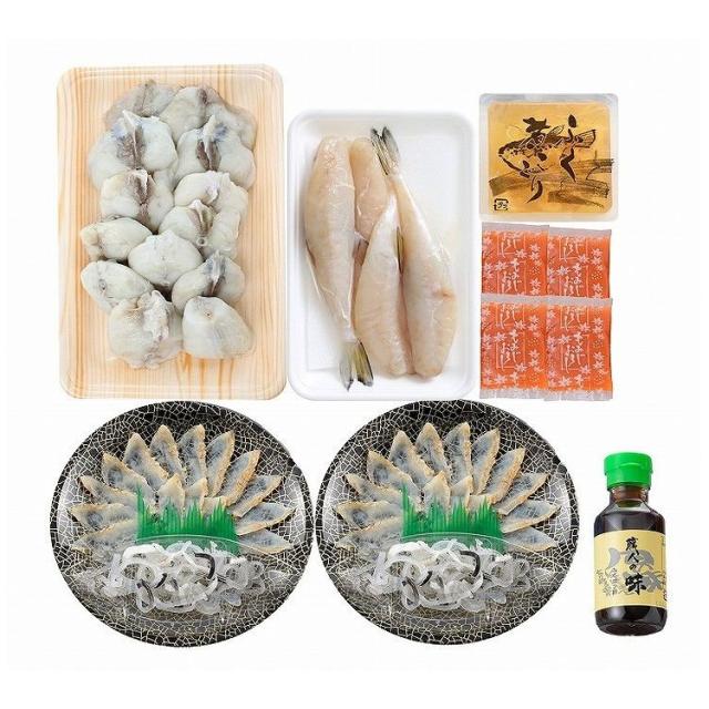 父の日 お中元 「関とら本店」 ふくたたき刺身&amp;ふくちり鍋詰合せ ギフト 産直 ご当地グルメ 熨斗 贈り物 のし対応 (代引不可)【送料無料】